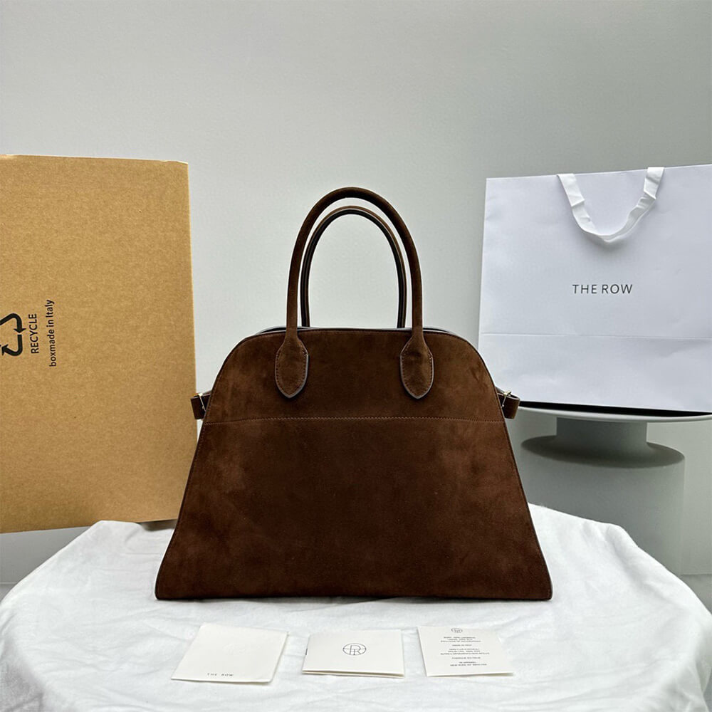 THE ROW  Soft Margaux 15 sued bag(High-end Grade)