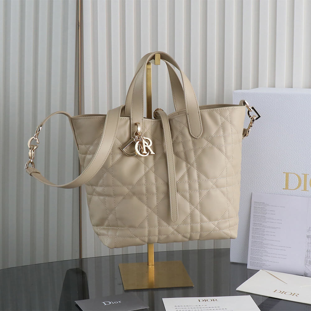 Medium Dior Toujours Vertical Tote Bag(high-end grade)