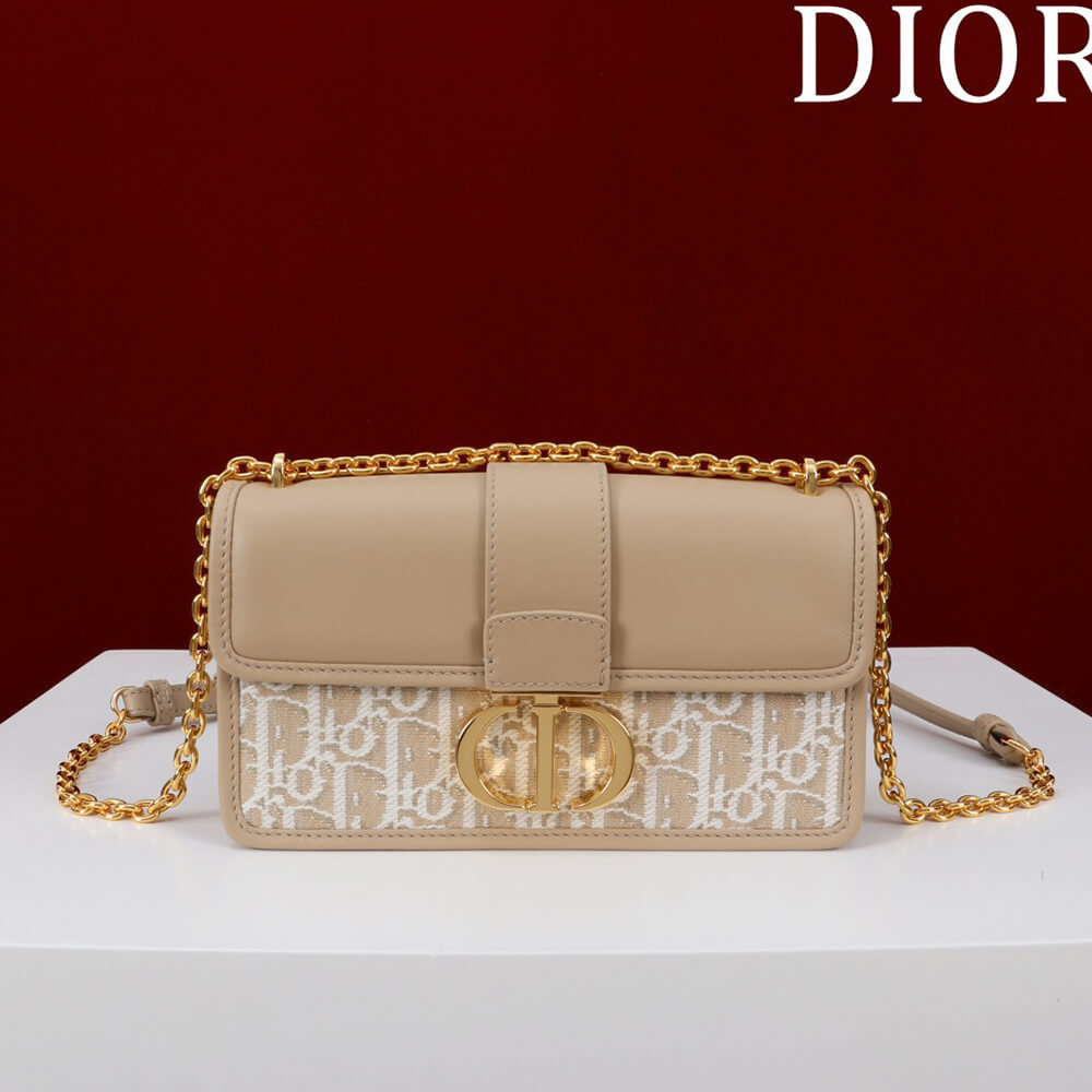 Dior 30 Montaigne East-West Bag with Chain(HIGH-END GRADE)