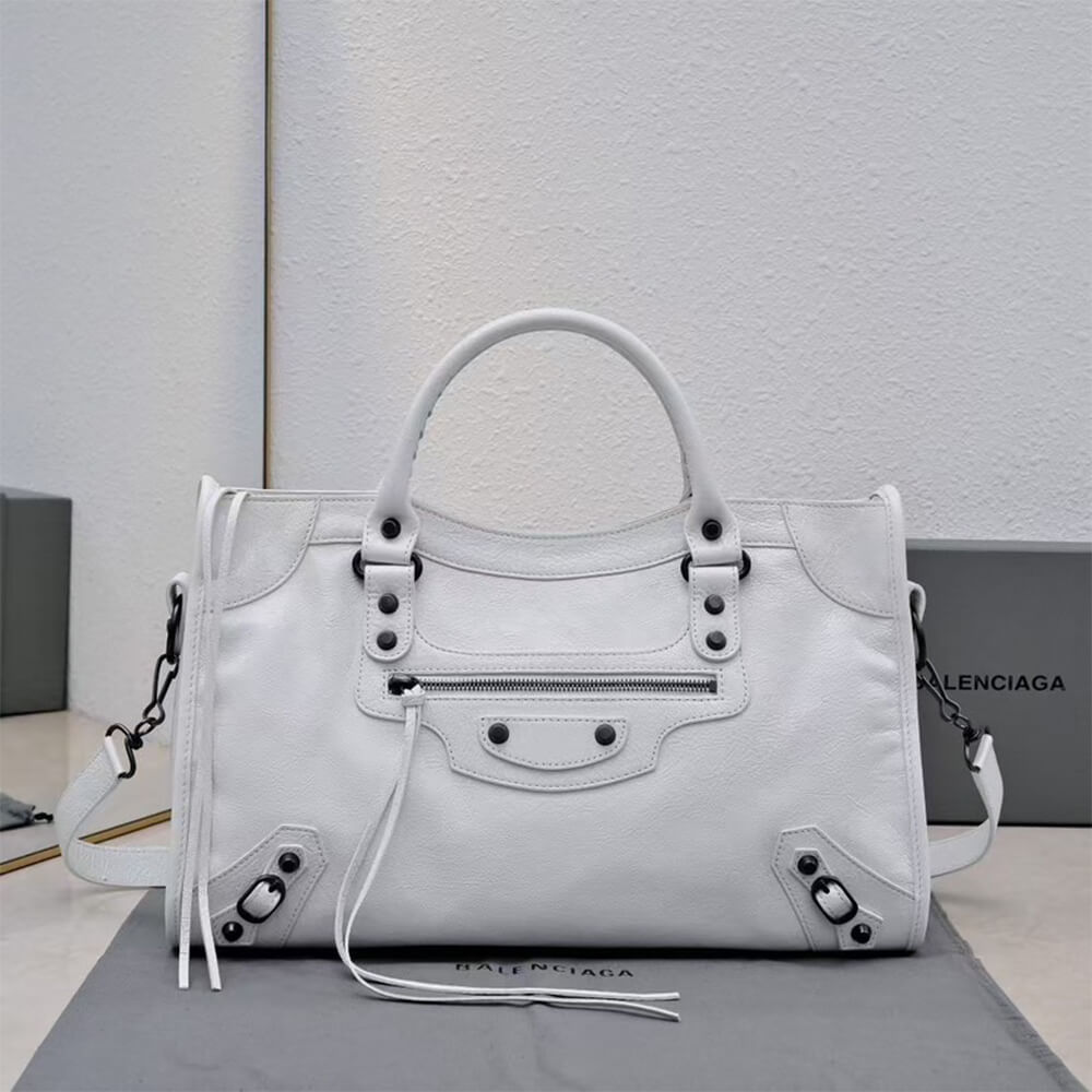 Balenciaga Women s Le City Bag Medium(HIGH-END GRADE)